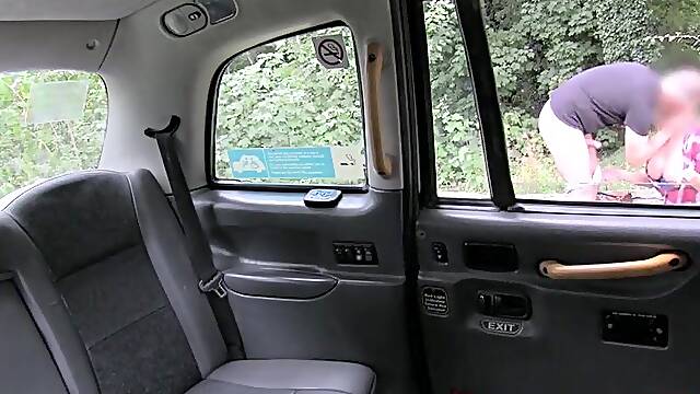 Golden-haired Breasty British mother Id like to fuck Caught Taking a Urinate and Banged on the Taxi Bonnet - Fake Taxi