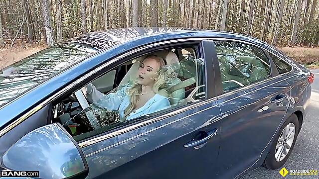 Roadside - Our Mechanic Got Fortunate With A Breasty Golden-Haired Sweetheart Bailey Brooke
