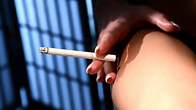 Victoria White Smokes and Masturbates