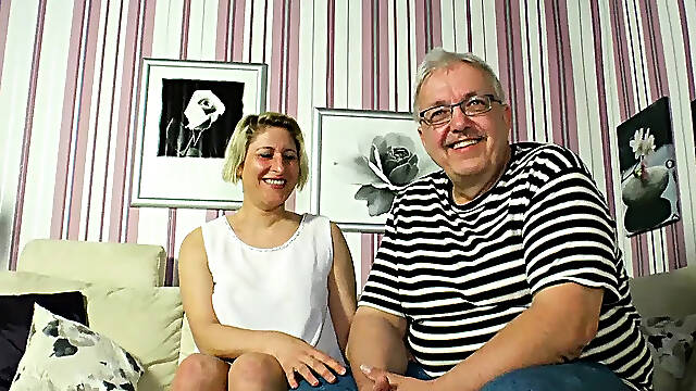 Blond german mother id like to fuck opens her twat despairing to be permeated by 2 large weenies during the time that being filmed in pov inside the room