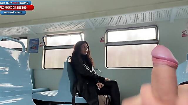 Public Penis Flashing on Teach - Stranger Gal was Shocked when Saw my Hard Wang