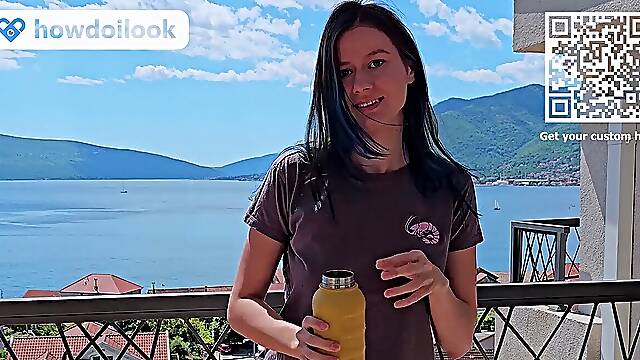 [4K] Dry vs raw: soddening My boobies for Science (and Summer Swims)