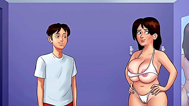 Anon what are you doing? Summertime saga gameplay flick