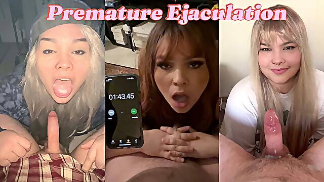 Accidental and Premature Cumshot Compilation