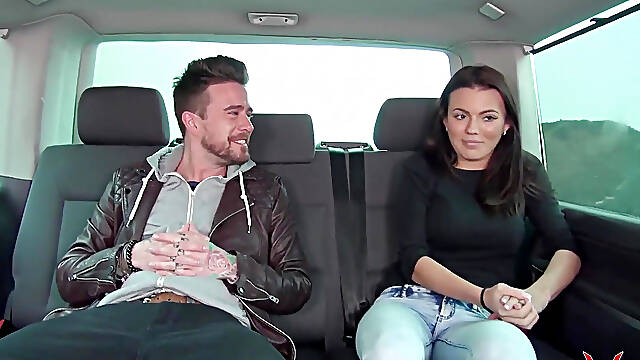 Mea Melone &amp; Wendy Moon join hardcore orgy in dirivng car