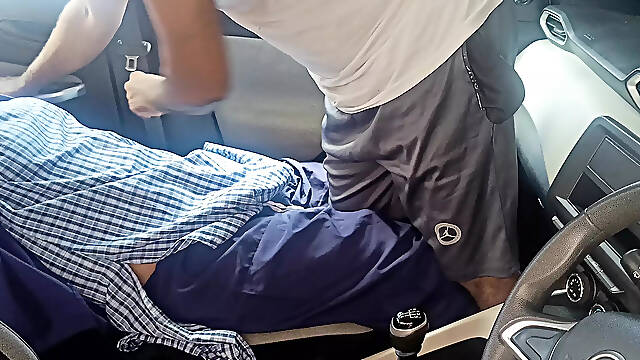 Uniform college girl car sex with step father part 3