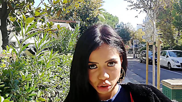 The Sensual Latin Girls Gets Drilled by Italian Male and Squirts Everywhere