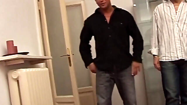 Husband Watches His Wife Get Fucked by Two of His Particularly Gifted Friends