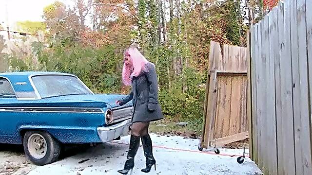 Fetiche Sapatos, Botas Altas Dominação, Botas E Pes