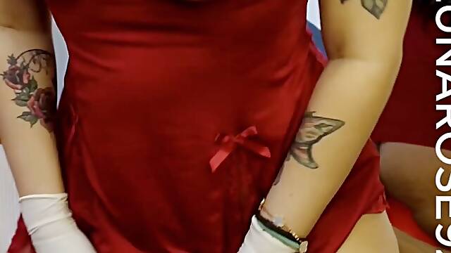 Balloon Play! 4 MIN I unlock a new kink! Balloons! Watch be slowly blow up my latex balloon and rub it all over my body pleasuring myself! Of course wearing gloves! Then watch me pop the balloons