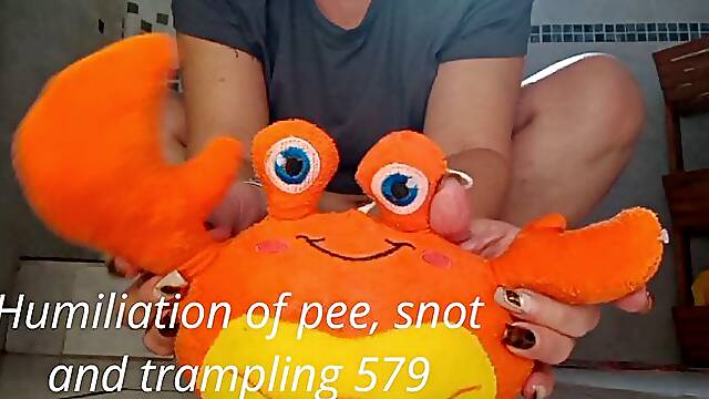 Humiliation of pee, snot and trampling 579