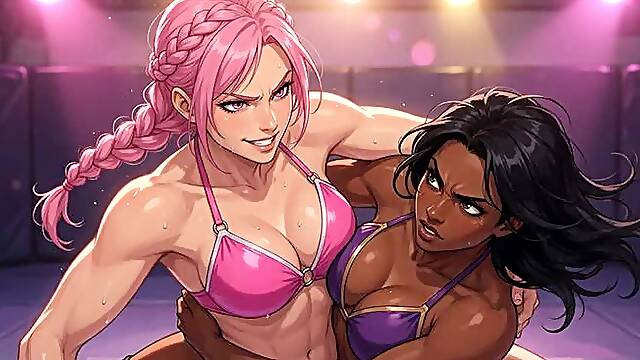 Female Wrestling Stories #9: Bubblegum Victory in the Bikini Catfight Ring