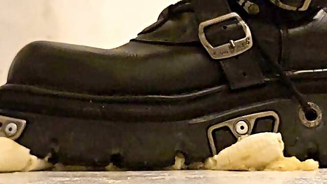 Princess Crushes Vegetables and Fruits with Her NewRock Boots