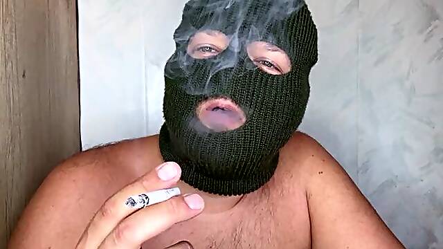 Bob smokes in a mask 2 b
