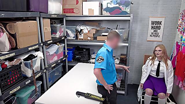 Young blonde Mckenzie Mae fucks with her boyfriend Tony Rubino in the office