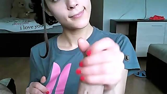 Pov footjob blowjob and vaginal adorable chick in my room