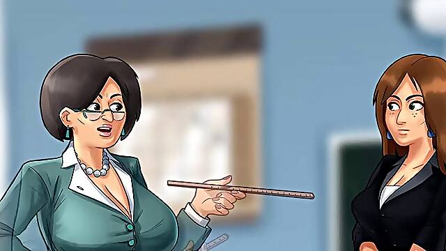 Summertime Saga Reworked - 8 first-ever Steps with French lecturer by Misskitty2k