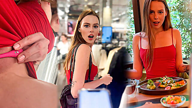 Public Date with Lush 3 I Almost Got Caught Cumming in the Store