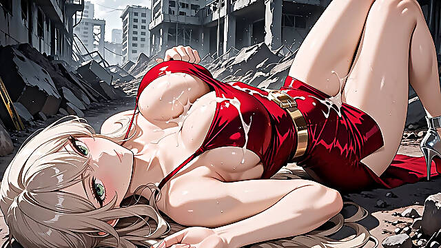 The Woman in the Leather Dress Had an Orgasm in the Ruins