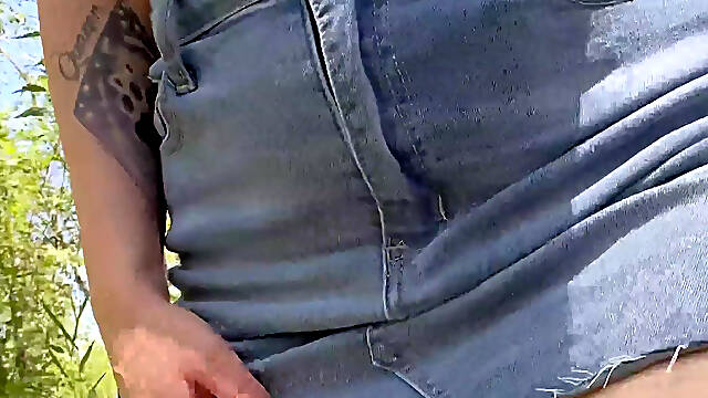 We Walk Past One Another, and I Do This Are You Following Me so We Can Fuck in the Woods?