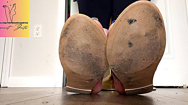 Size 16 Feet Shoeplay & Dangling in Sandals - 67 Tall Amazon