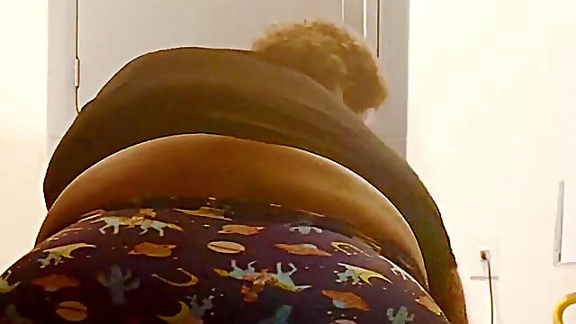 You Catch Your Hot, Tall, BBW, Ebony, Step-mom Doing Laundry in Their Panties Again