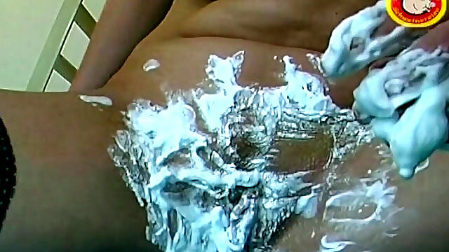 Blonde Inserts Thick Cucumber Then Rides Hard Cock