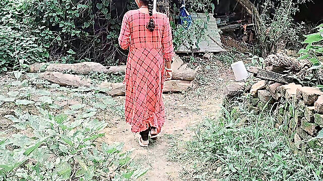 Best Indian Bangali Village Bhabhi Fucking Outdoor Forest by Devar