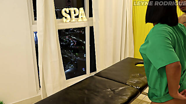 Leyne Rodriguez: Relaxing After Massage Session Leads to a Wild Surprise Climax