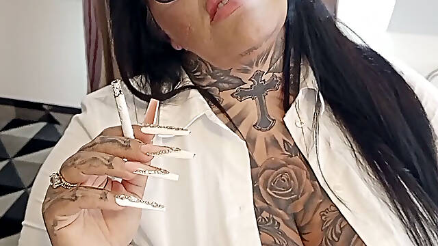 Smoke and Blow!! Give Your Goddess Your Juice!!