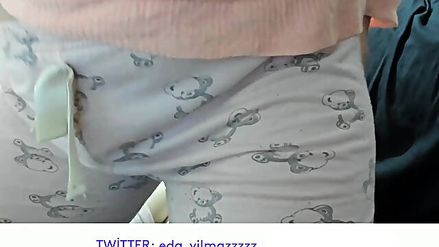 Masturbate with Pajamas - Cum with Pajamas