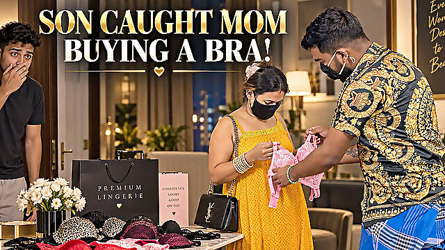 Step Stepson Saw Stepmom Seducing Bra Seller