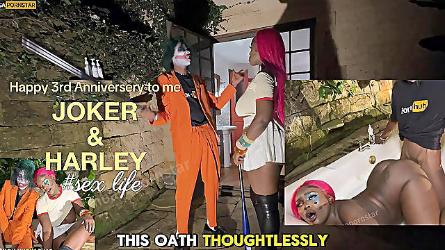 Halloween!!!!!(big Ass Harley Fucked Roughly at the Bathtub)